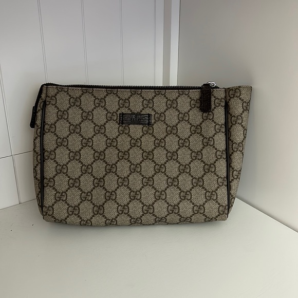Gucci Bags Gucci Monogram Cosmetic Bag Poshmark